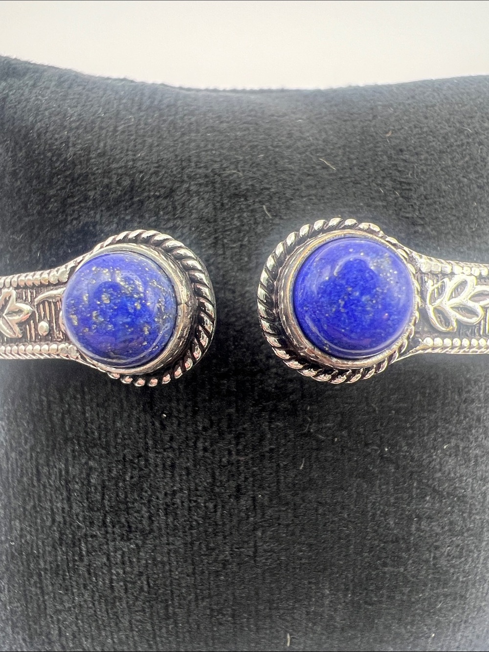 Blue Lapis Cuff Bracelet